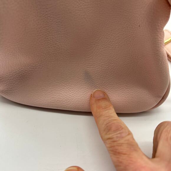 Betsy Johnson Light Pink Lip Purse Bag Removable Crossbody Strap - Picture 6 of 16